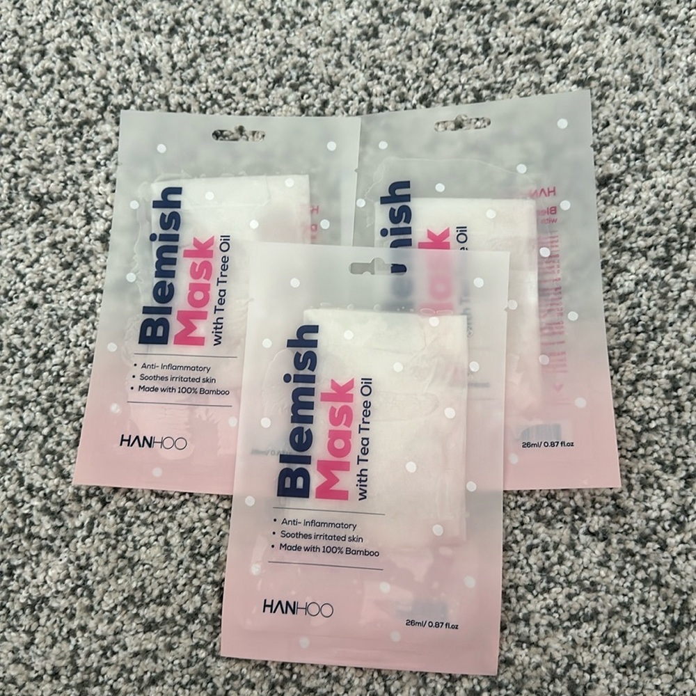 3 blemish mask with tea tree oil
